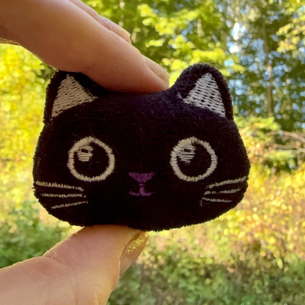 Cute Black Cat Plush Kitty Toy